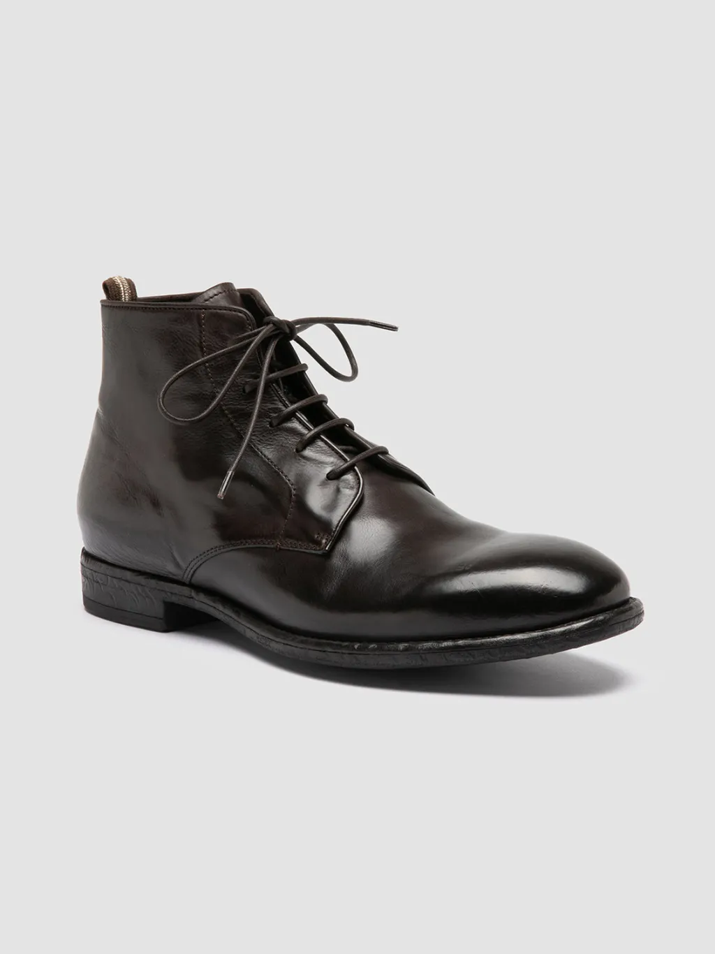 Officine Creative EMORY 023 - Brown Leather Ankle Boots