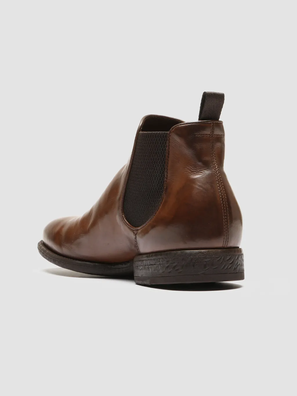 Officine Creative EMORY 012 - Brown Leather Chelsea Boots