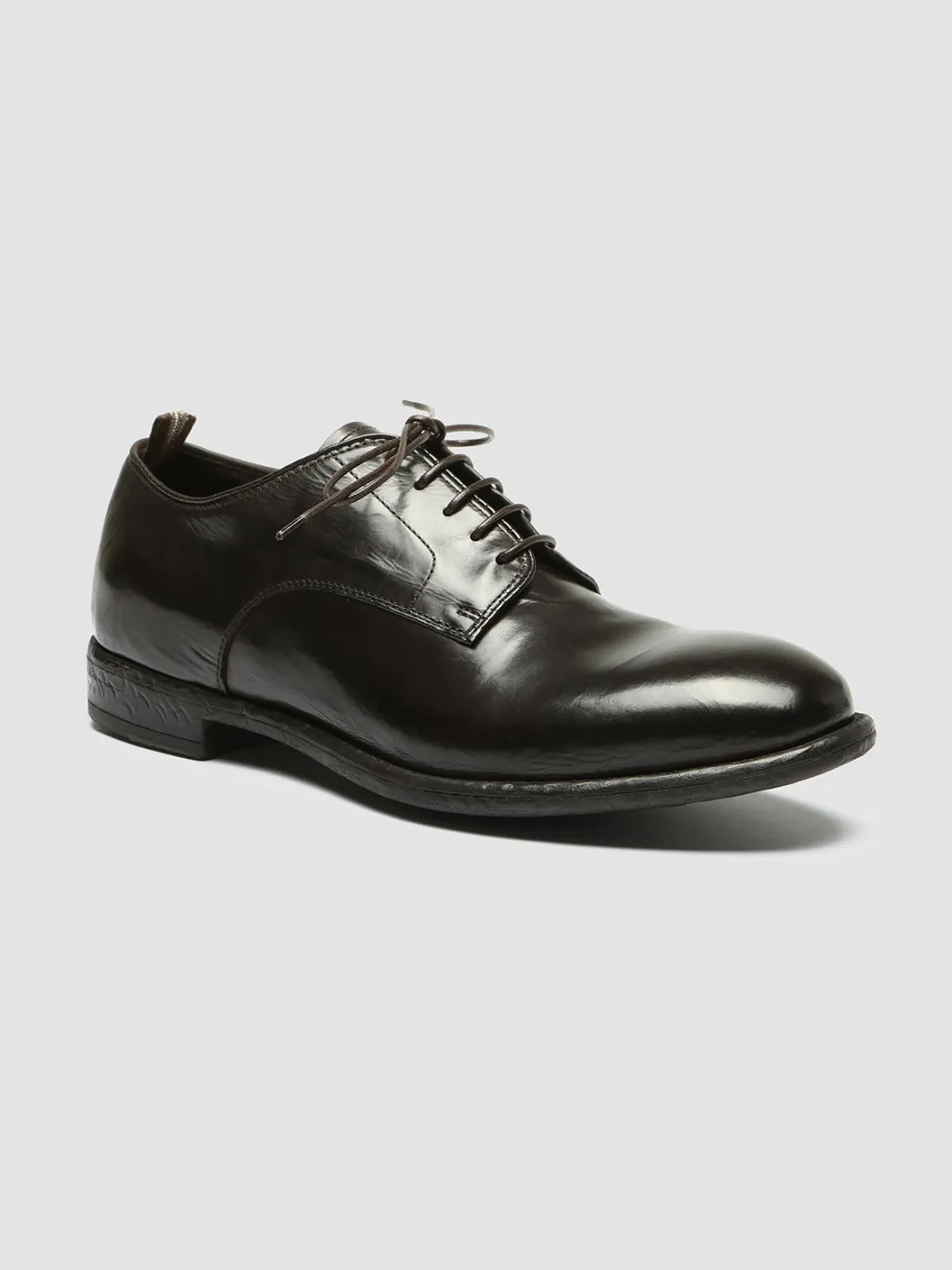 Officine Creative EMORY 022 - Brown Leather Derby Shoes