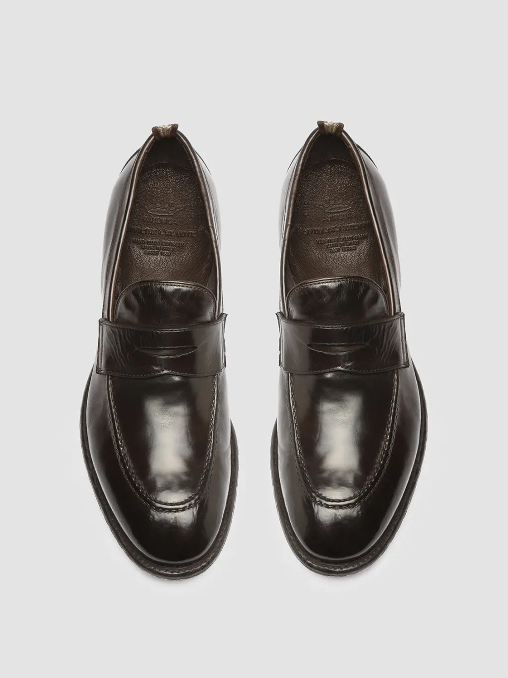 Officine Creative EMORY 024 - Brown Leather Loafers