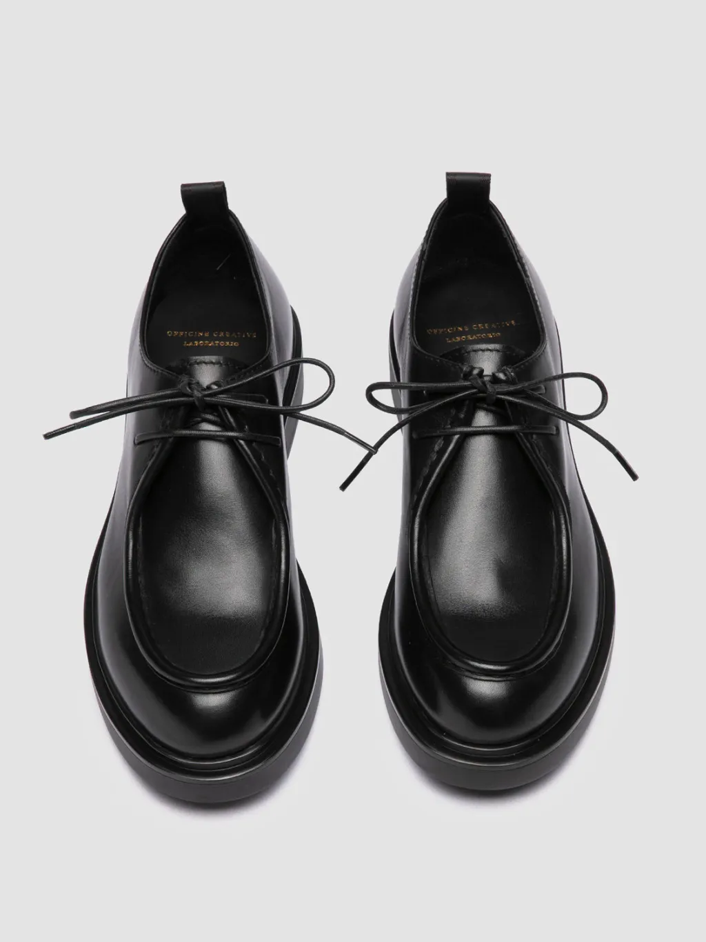 Women Officine Creative ENGINEER 102 - Black Leather Derby Shoes