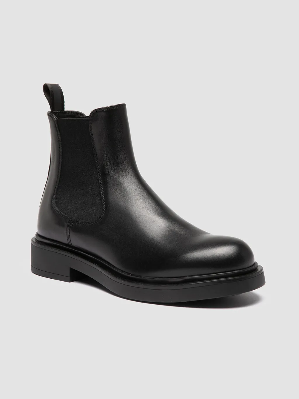Women Officine Creative ENGINEER 107 - Black Leather Chelsea Boots