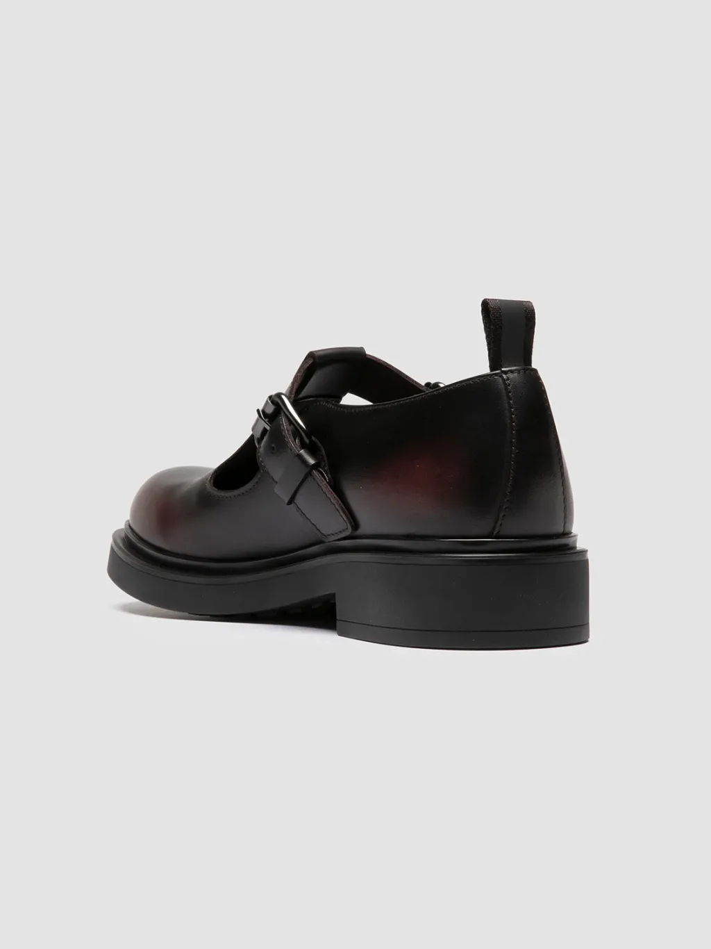 Women Officine Creative ENGINEER 103 - Black Leather T-Bar Shoes