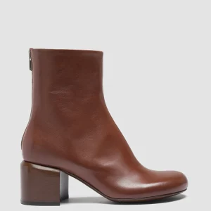 Women Officine Creative ETHEL 004 - Brown Nappa Leather Ankle Boots