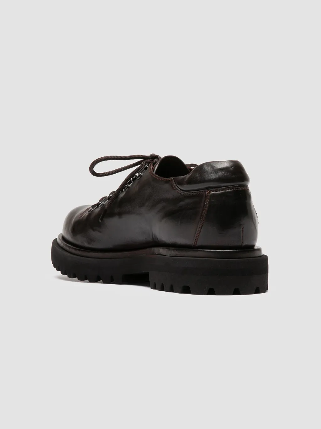 Officine Creative EVENTUAL DD 105 - Brown Leather Derby Shoes