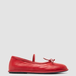 Women Officine Creative FONTAYNE 001 - Red Leather Ballerina Shoes