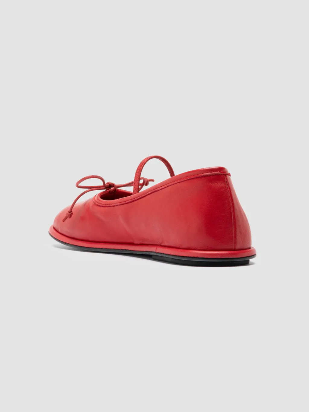 Women Officine Creative FONTAYNE 001 - Red Leather Ballerina Shoes