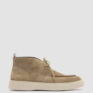 Officine Creative FRAME 002 - Taupe Suede Chukka Boots