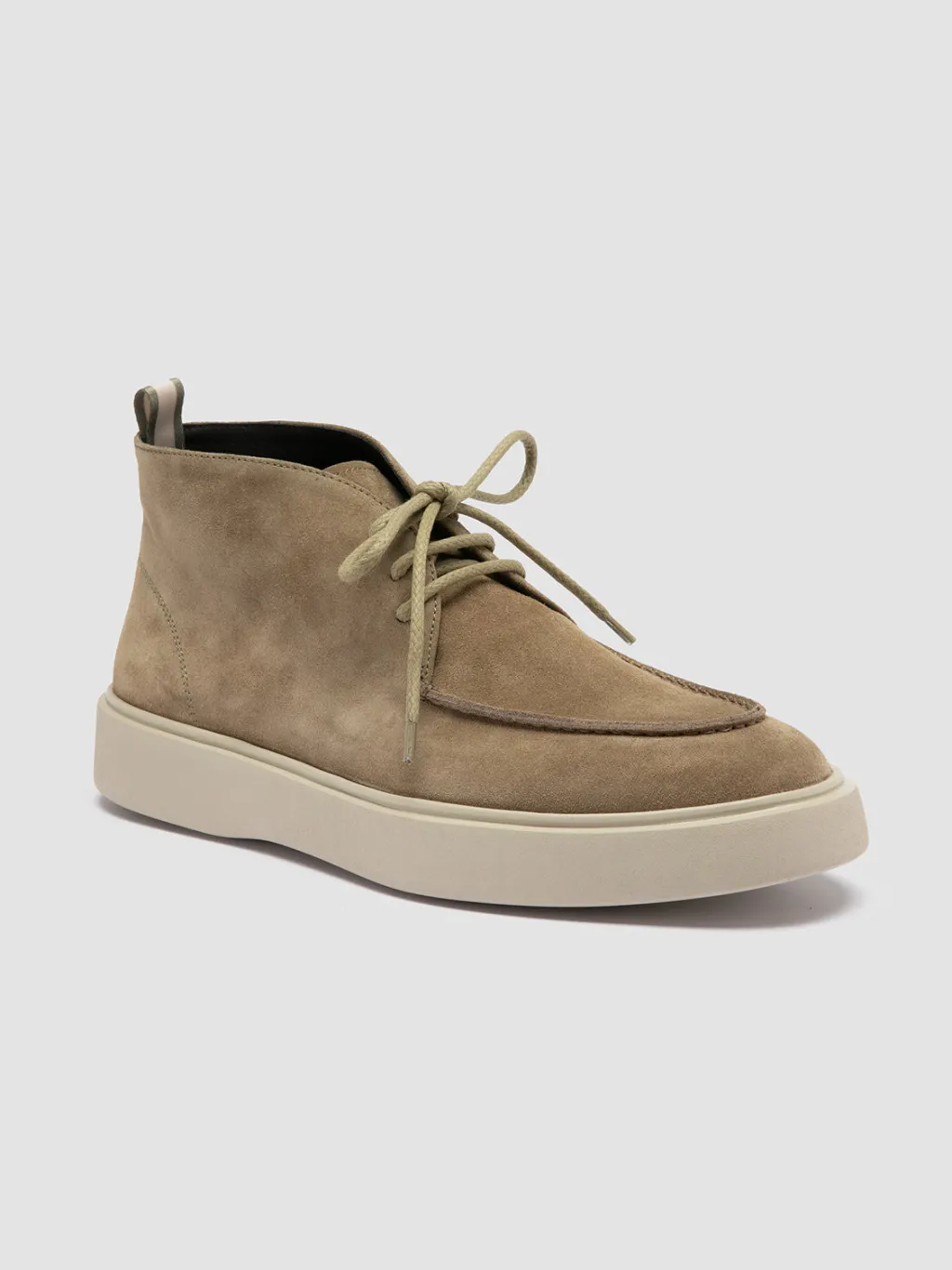 Officine Creative FRAME 002 - Taupe Suede Chukka Boots