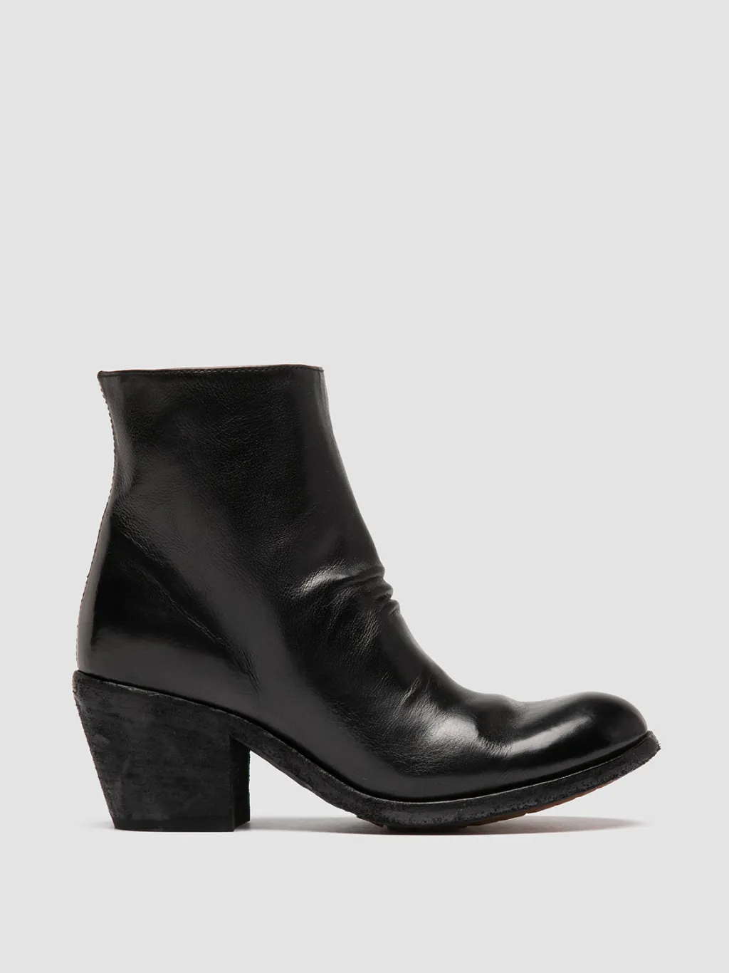 Women Officine Creative GODEAU 001 - Black Leather Zipped Boots