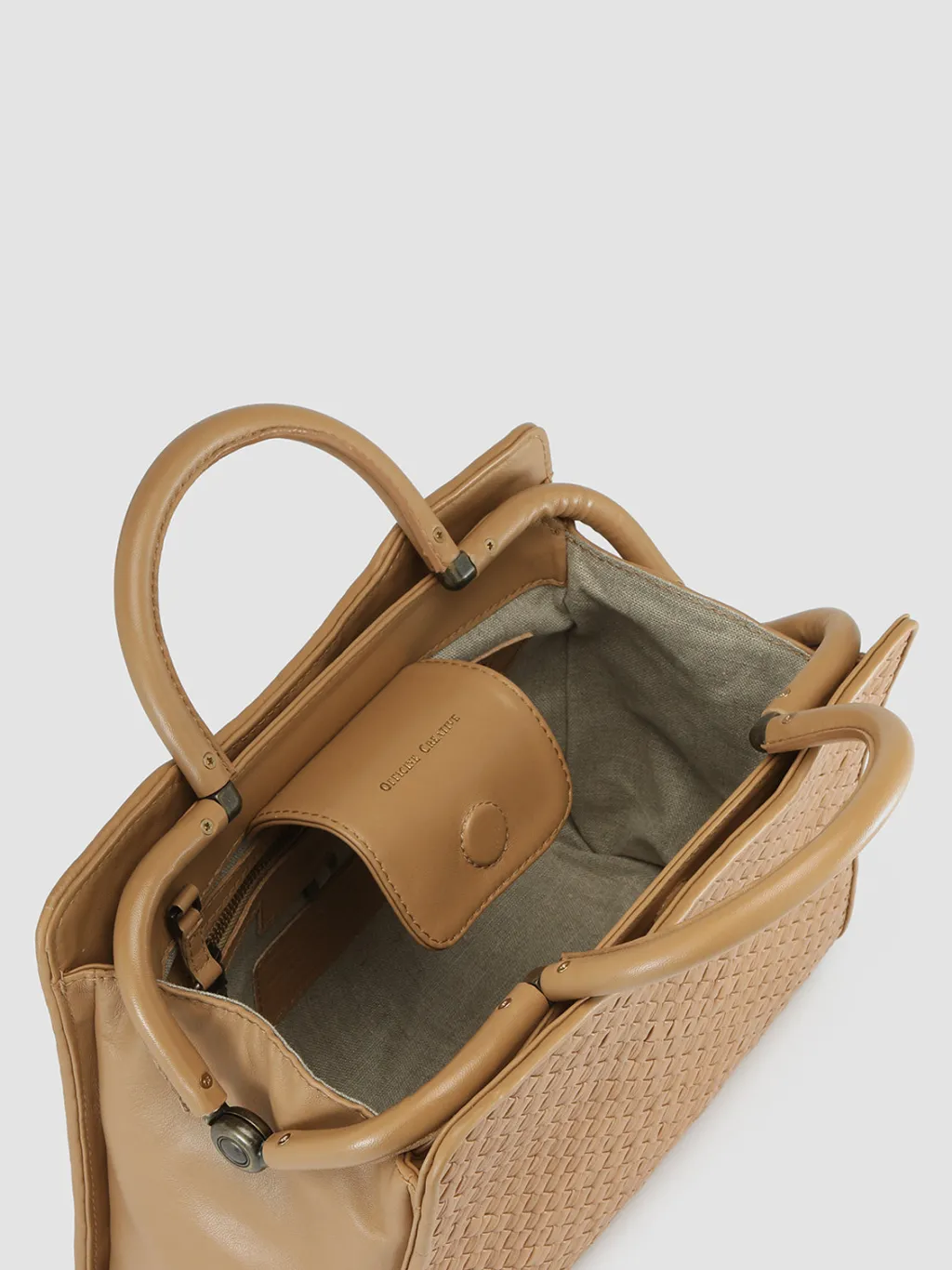 Women Officine Creative HELEN 025 - Woven Leather Hand Bag