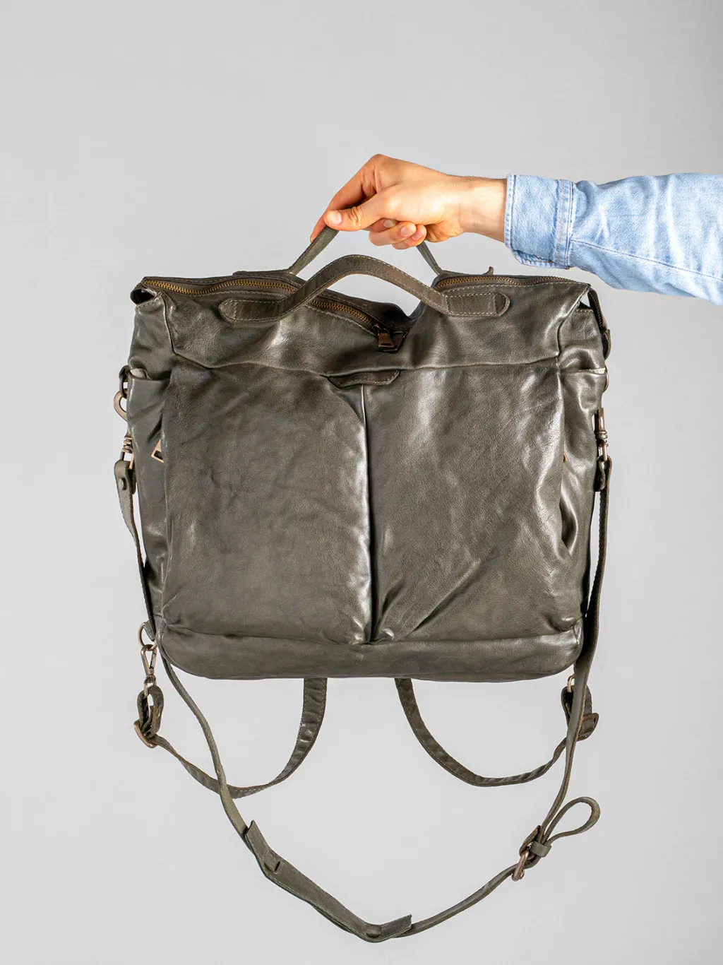 Women Officine Creative HELMET 036 - Leather Backpack