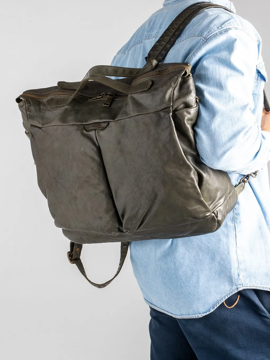 Women Officine Creative HELMET 036 - Leather Backpack