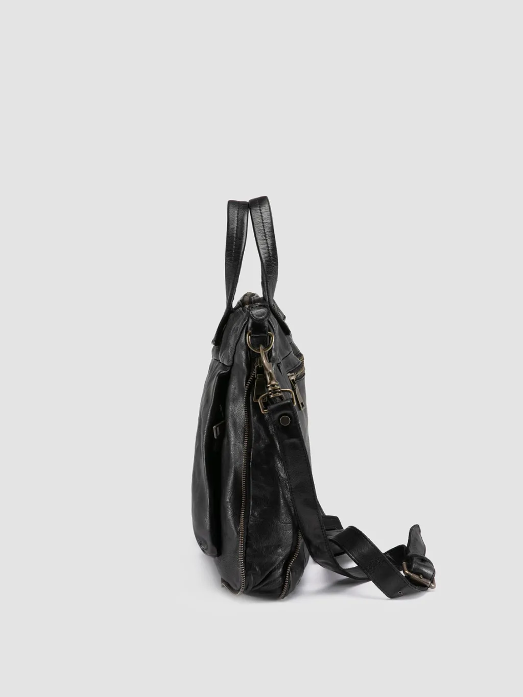 Officine Creative HELMET 046 - Leather Briefcase