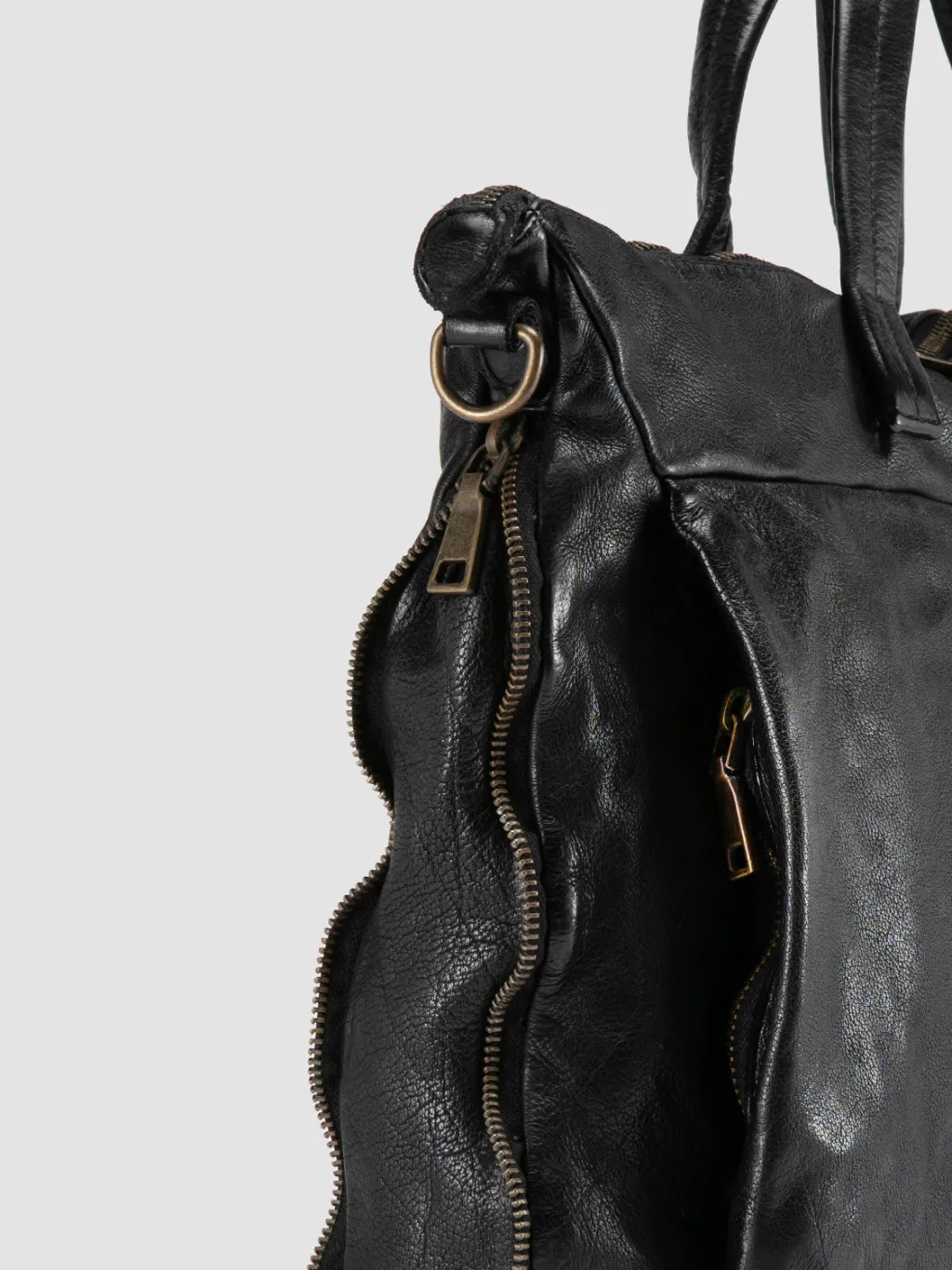 Officine Creative HELMET 046 - Leather Briefcase