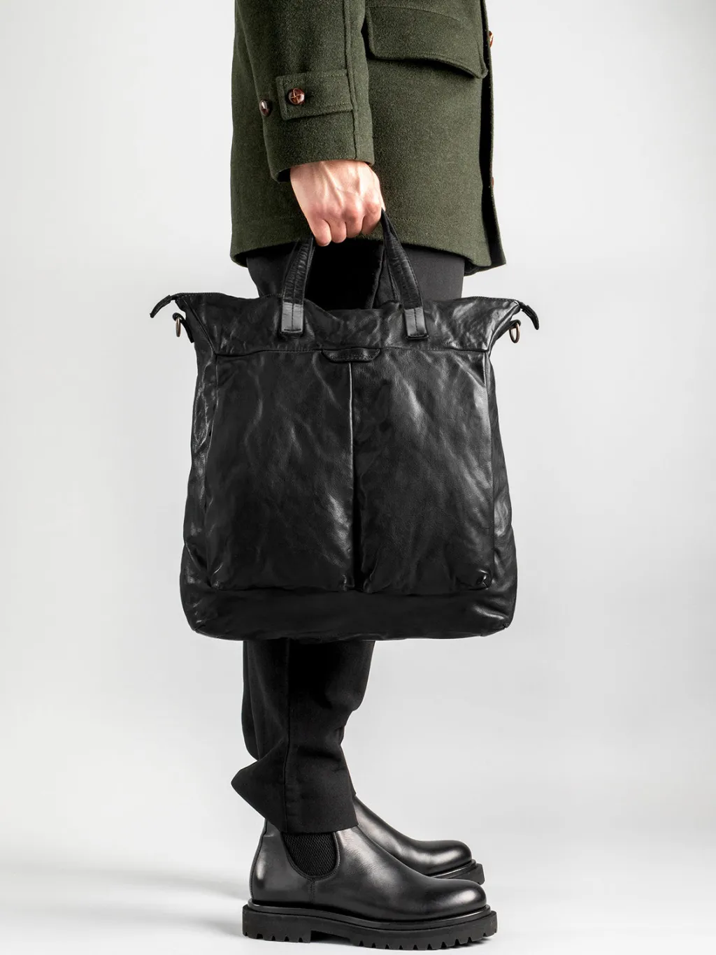 Officine Creative HELMET 045 - Leather Tote Bag