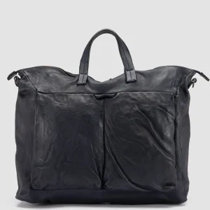 Officine Creative HELMET 044 - Blue Leather Weekender