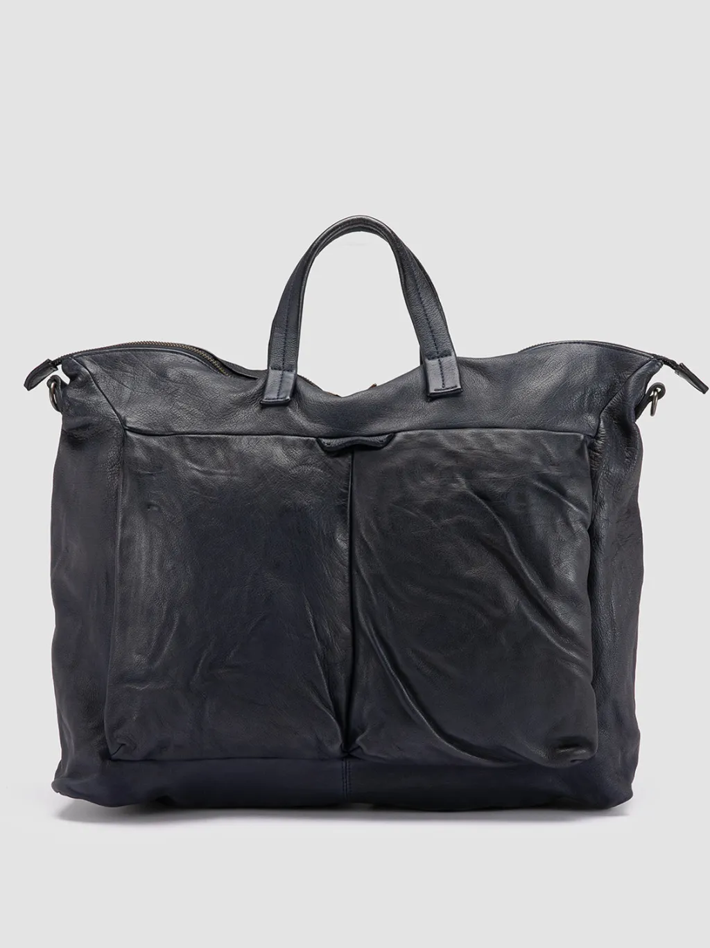 Officine Creative HELMET 044 - Blue Leather Weekender