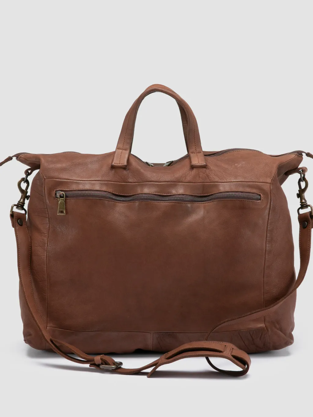 Officine Creative HELMET 044 - Brown Leather Weekender