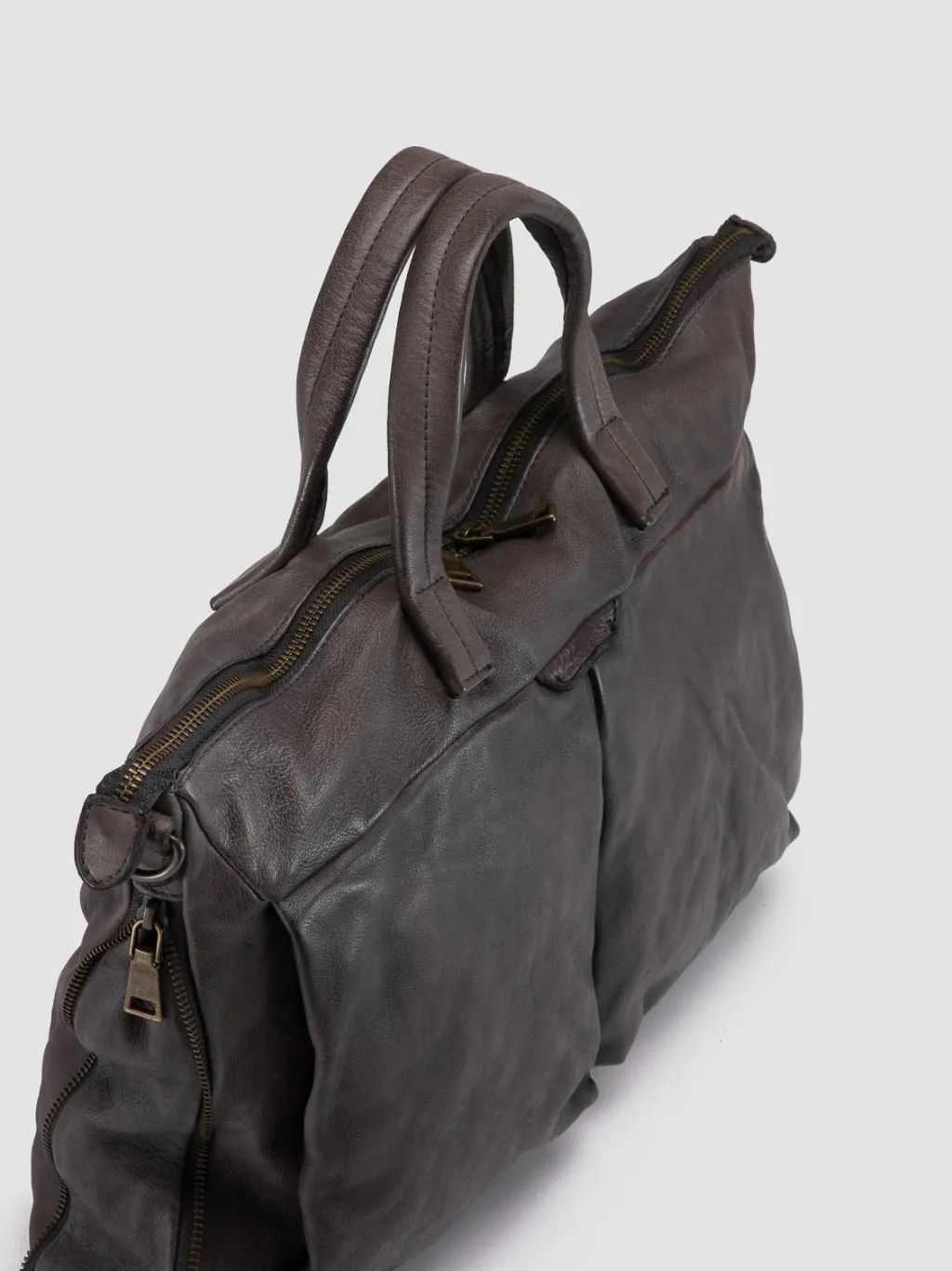 Officine Creative HELMET 046 - Leather Briefcase