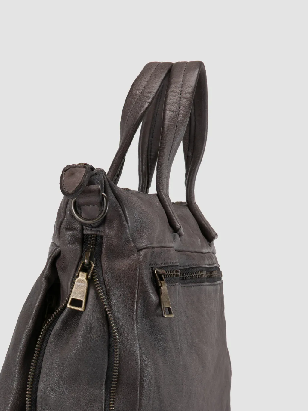Officine Creative HELMET 046 - Leather Briefcase