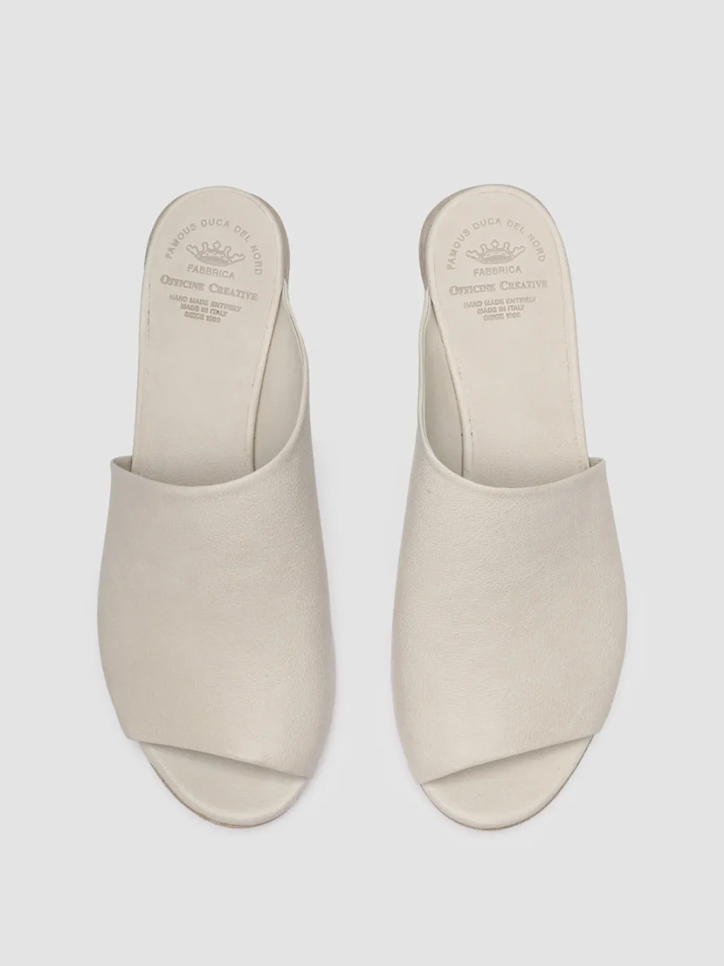 Women Officine Creative HELYETTE 016 - White Leather Mules