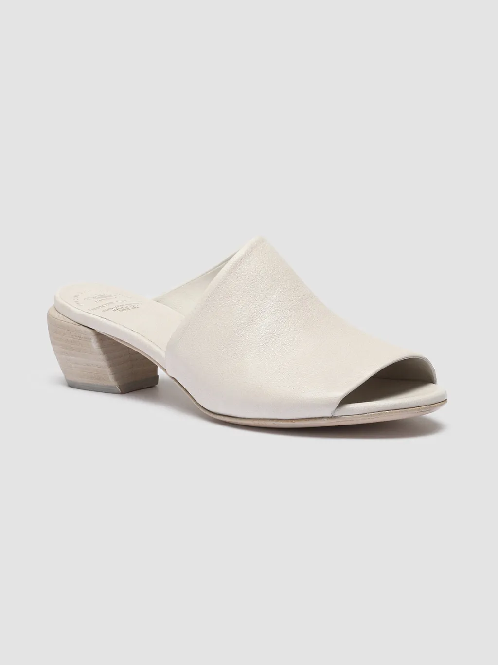 Women Officine Creative HELYETTE 016 - White Leather Mules