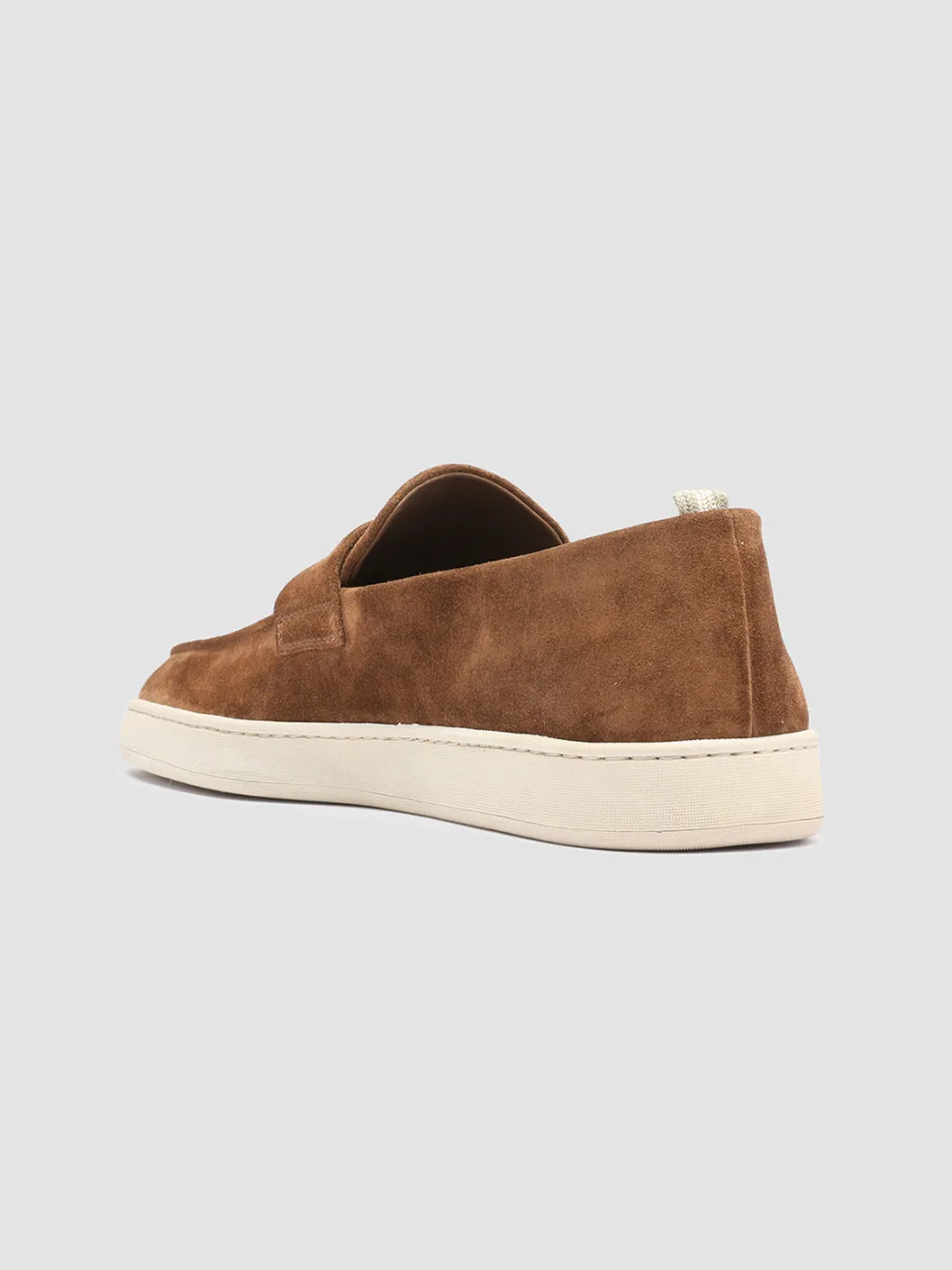 Officine Creative HERBIE 001 - Brown Suede Penny Loafers