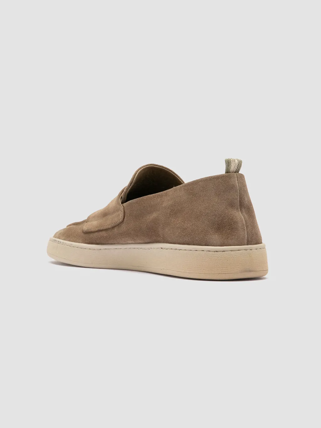 Officine Creative HERBIE 005 - Taupe Suede Low Top Sneakers