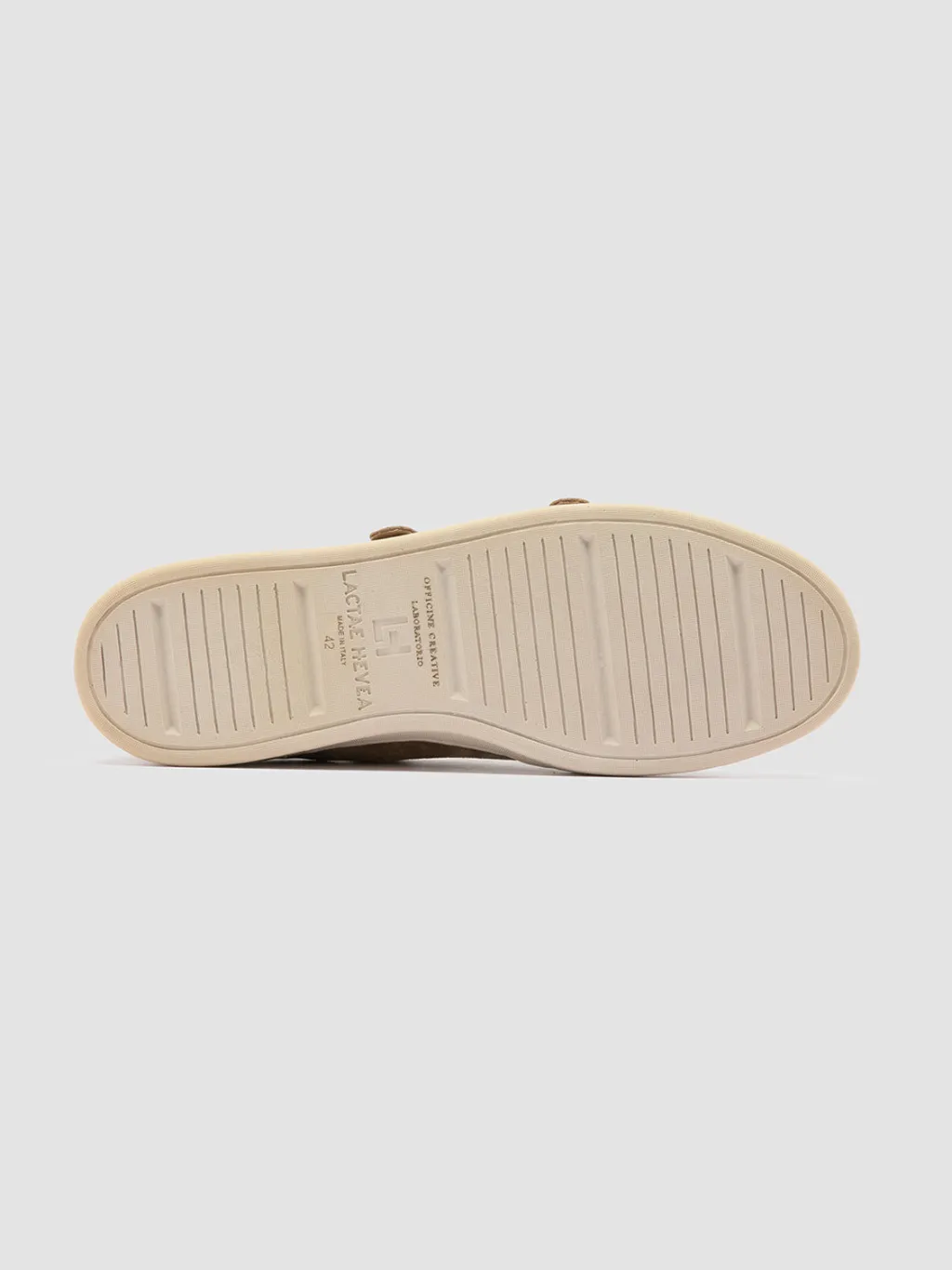 Officine Creative HERBIE 005 - Taupe Suede Low Top Sneakers