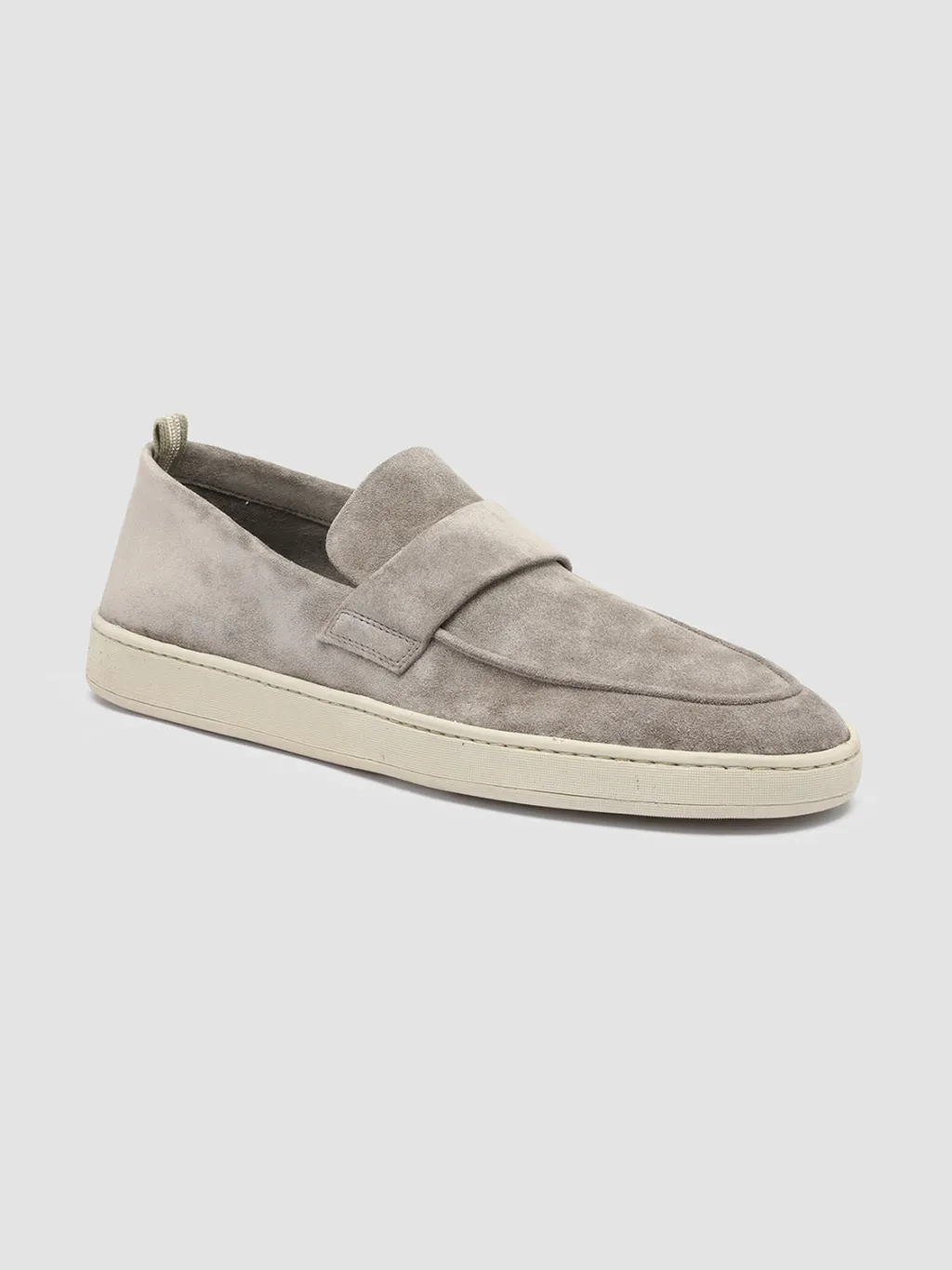 Officine Creative HERBIE 001 - Taupe Suede Penny Loafers