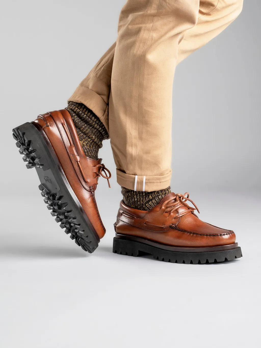 Officine Creative HERITAGE 001 - Lug Sole Leather Moccasins