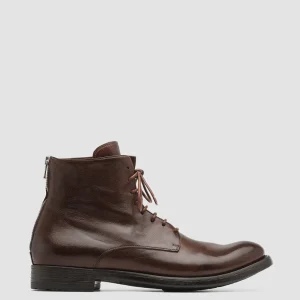 Officine Creative HIVE 016 - Brown Leather Boots