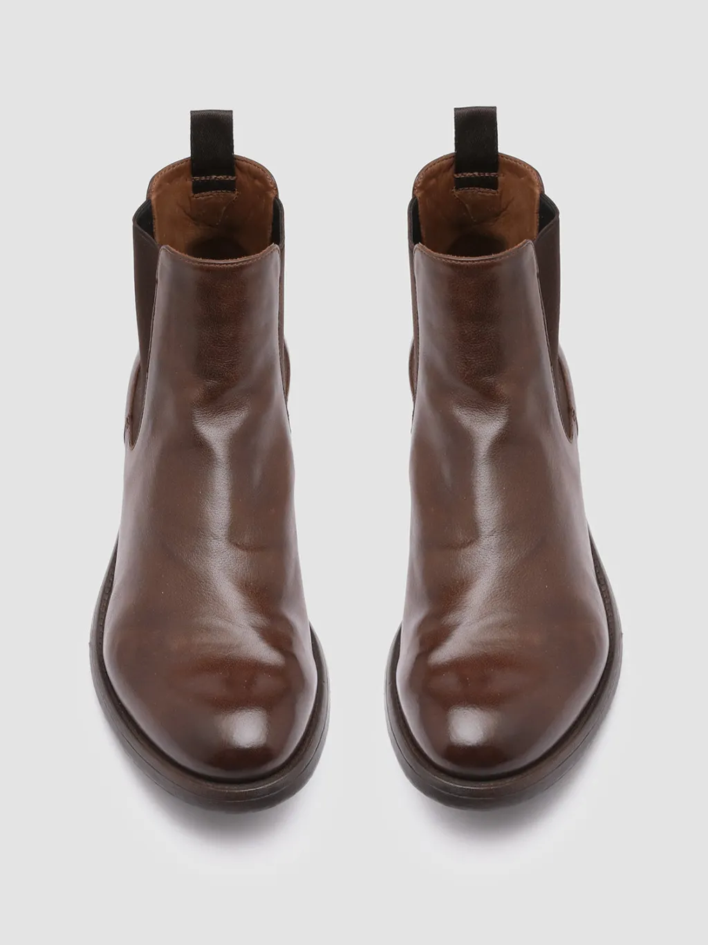 Officine Creative HIVE 007 - Brown Leather Chelsea Boots