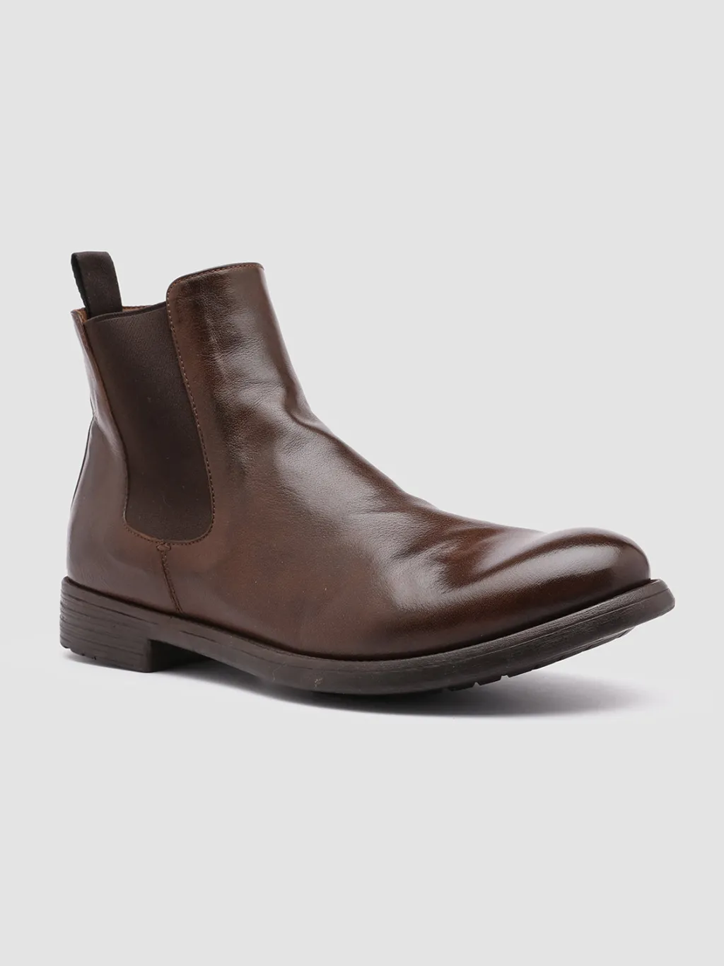 Officine Creative HIVE 007 - Brown Leather Chelsea Boots