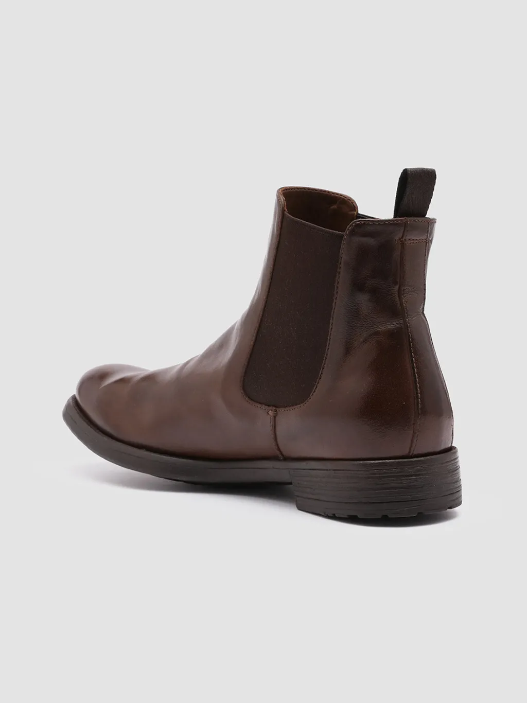Officine Creative HIVE 007 - Brown Leather Chelsea Boots