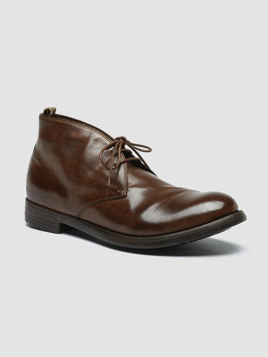 Officine Creative HIVE 050 - Brown Leather Chukka Boots