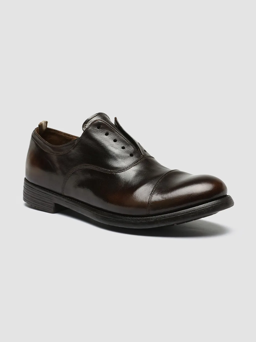 Officine Creative HIVE 004 - Brown Leather Oxford Shoes