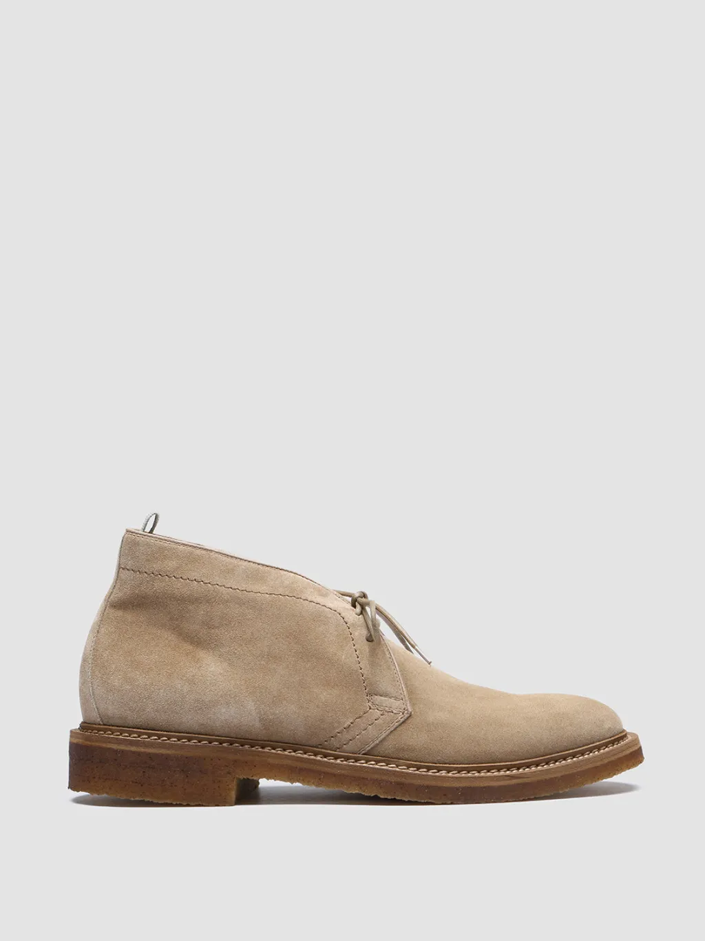 Officine Creative HOPKINS CREPE 114 - Taupe Suede Chukka Boots