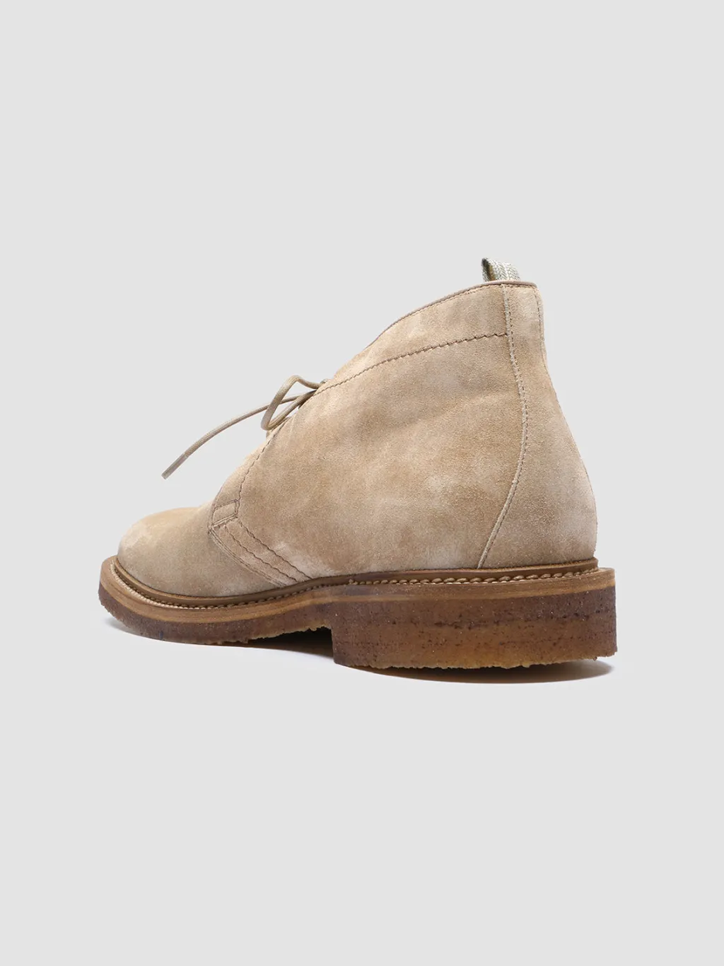 Officine Creative HOPKINS CREPE 114 - Taupe Suede Chukka Boots