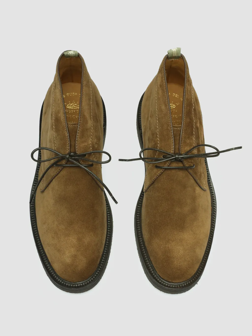 Officine Creative HOPKINS FLEXI 202 - Brown Suede Chukka Boots