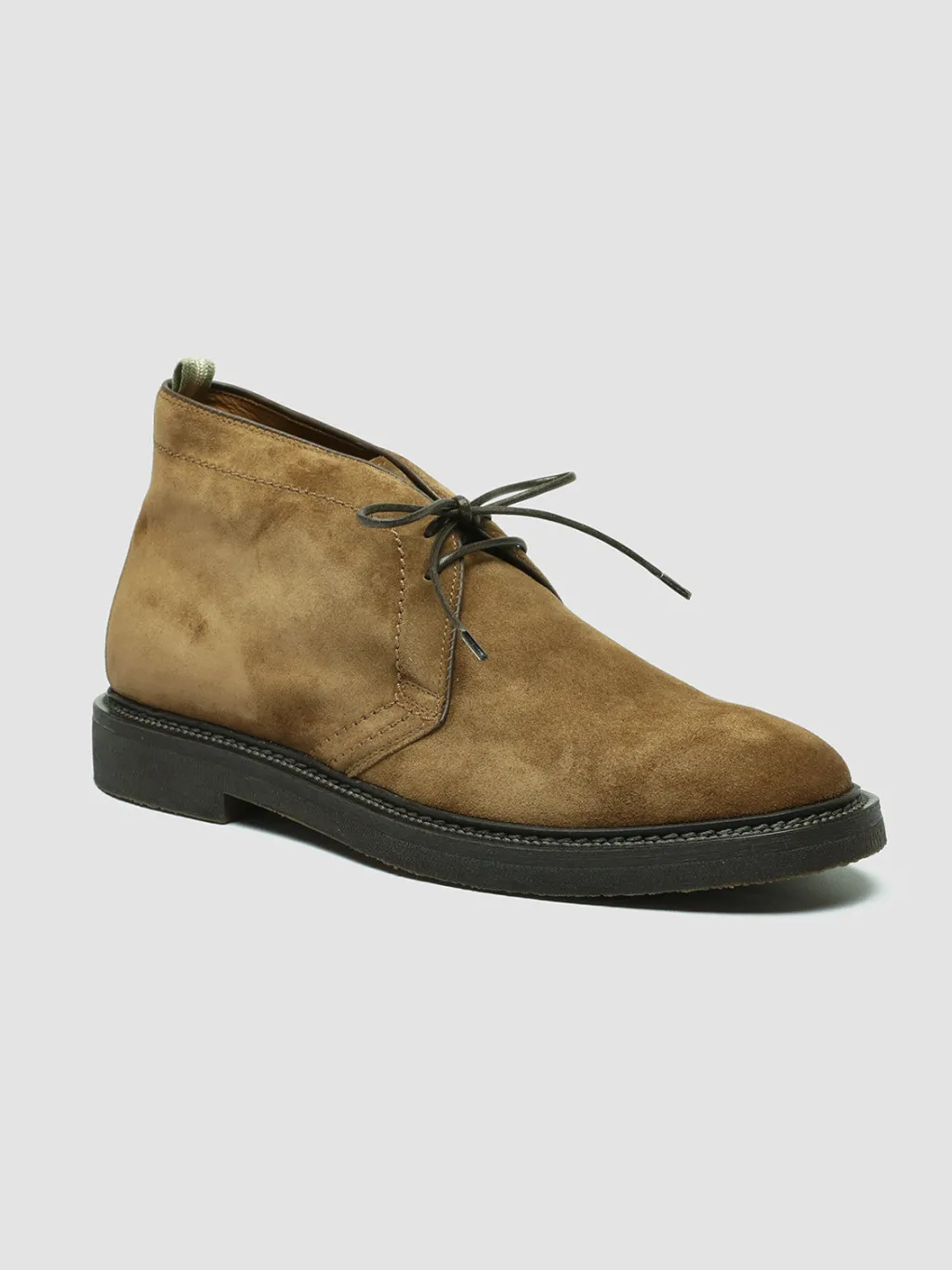 Officine Creative HOPKINS FLEXI 202 - Brown Suede Chukka Boots