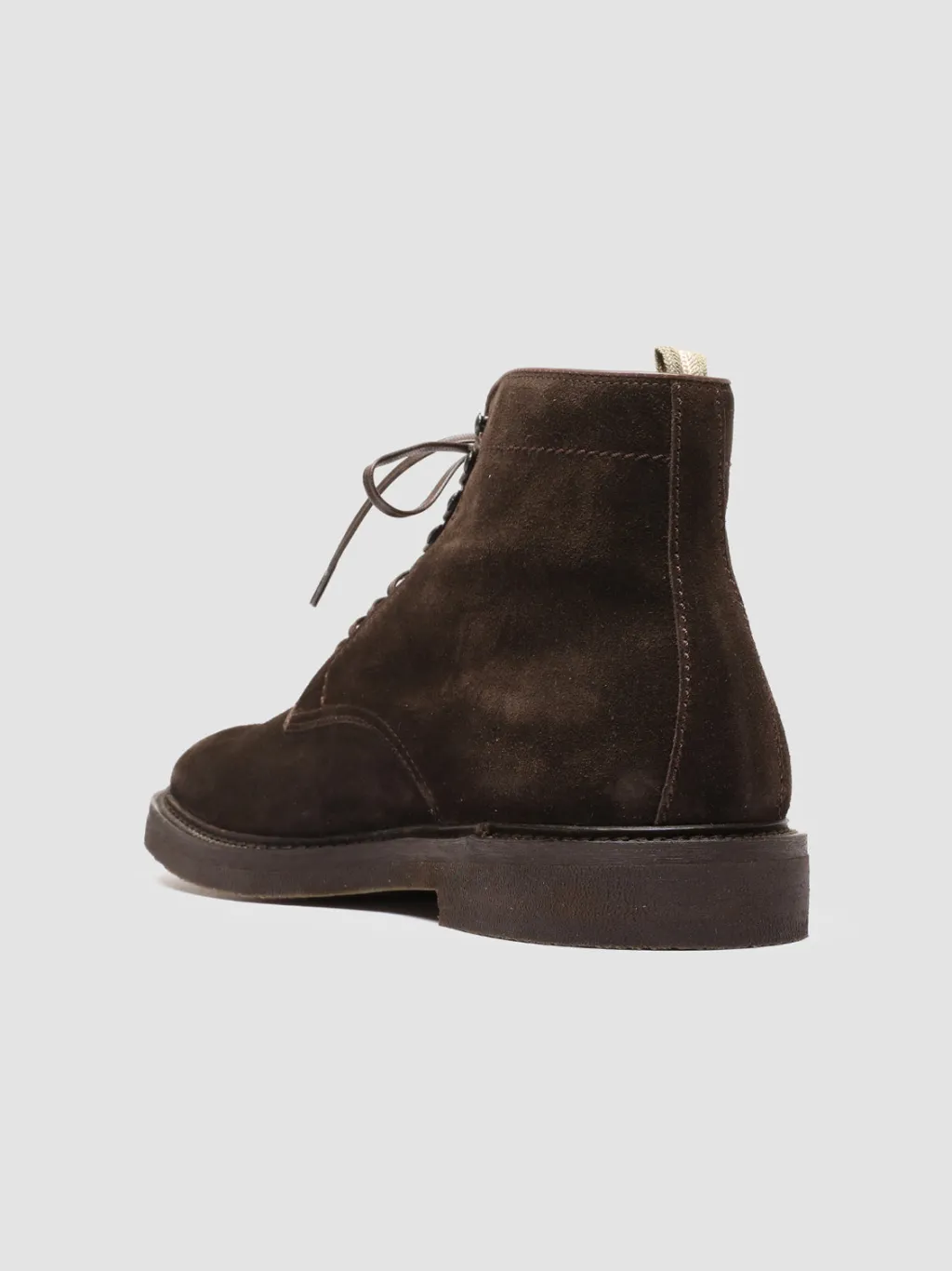 Officine Creative HOPKINS FLEXI 203 - Brown Suede Lace-up Boots