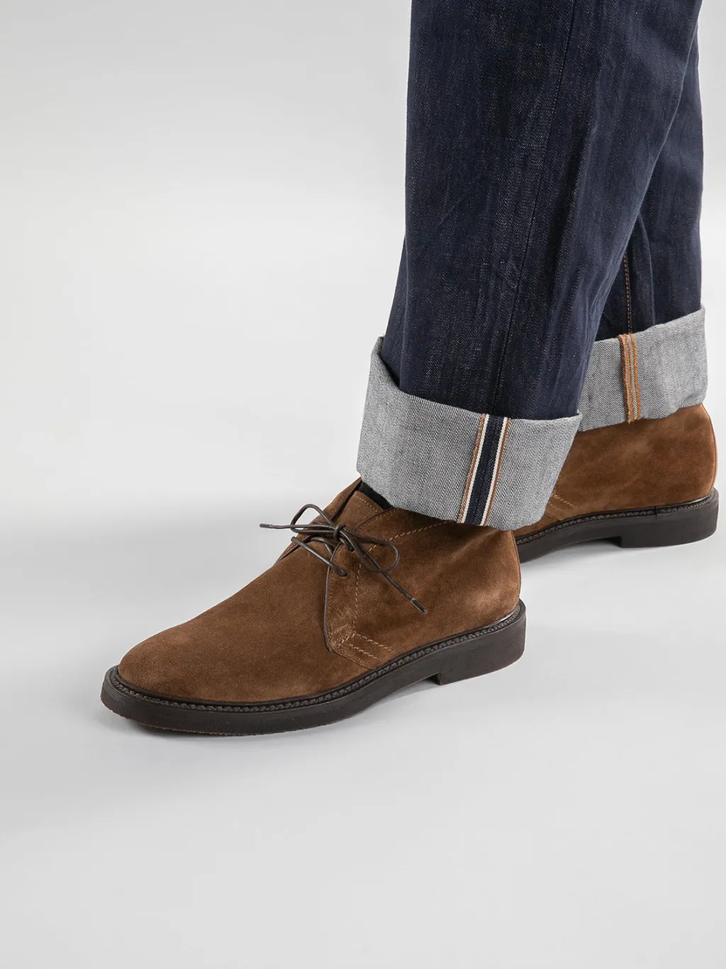 Officine Creative HOPKINS FLEXI 202 - Brown Suede Chukka Boots