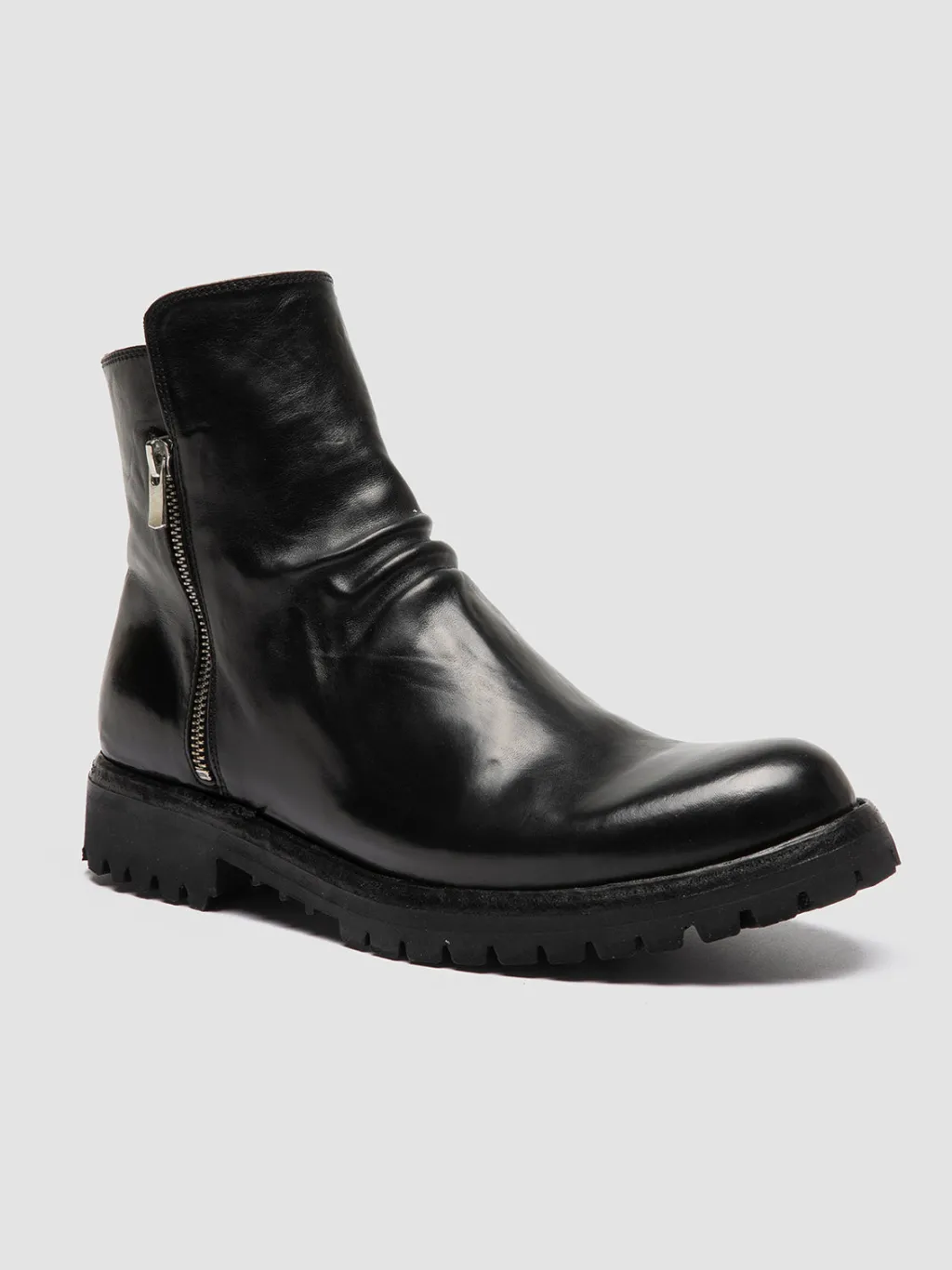 Officine Creative IKONIC 004 - Leather Zip Boots
