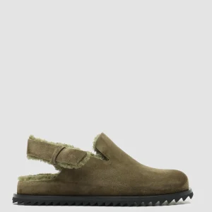 Officine Creative INTROSPECTUS 004 - Suede Back Strap Sandals