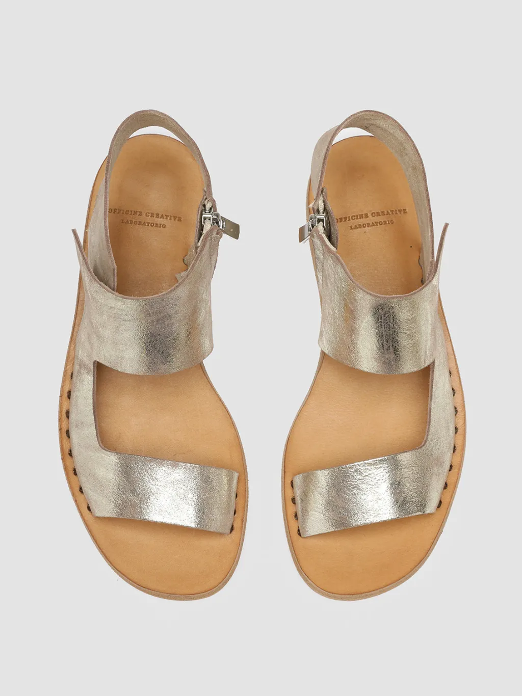 Women Officine Creative ITACA 039 - Taupe Leather Sandals