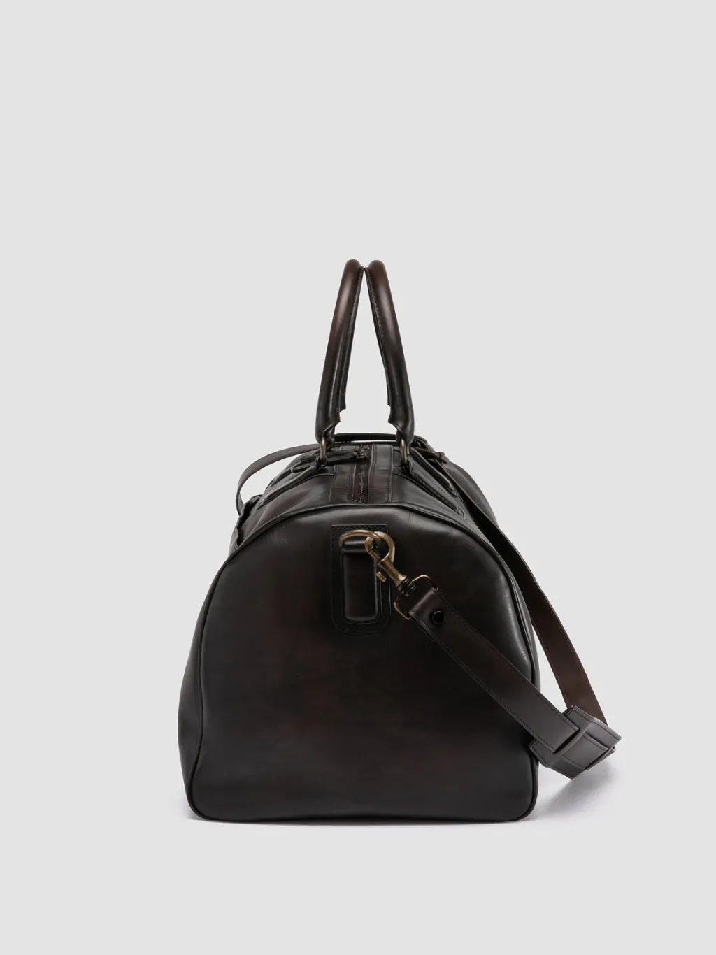 Officine Creative JEROME 001 - Brown Leather Travel Bag