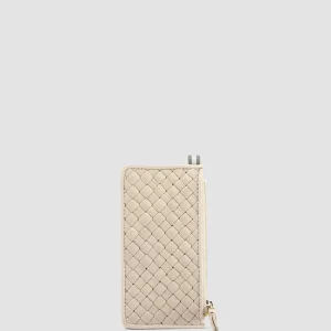 Women Officine Creative JULIET 103 - White Woven Leather Card Holder
