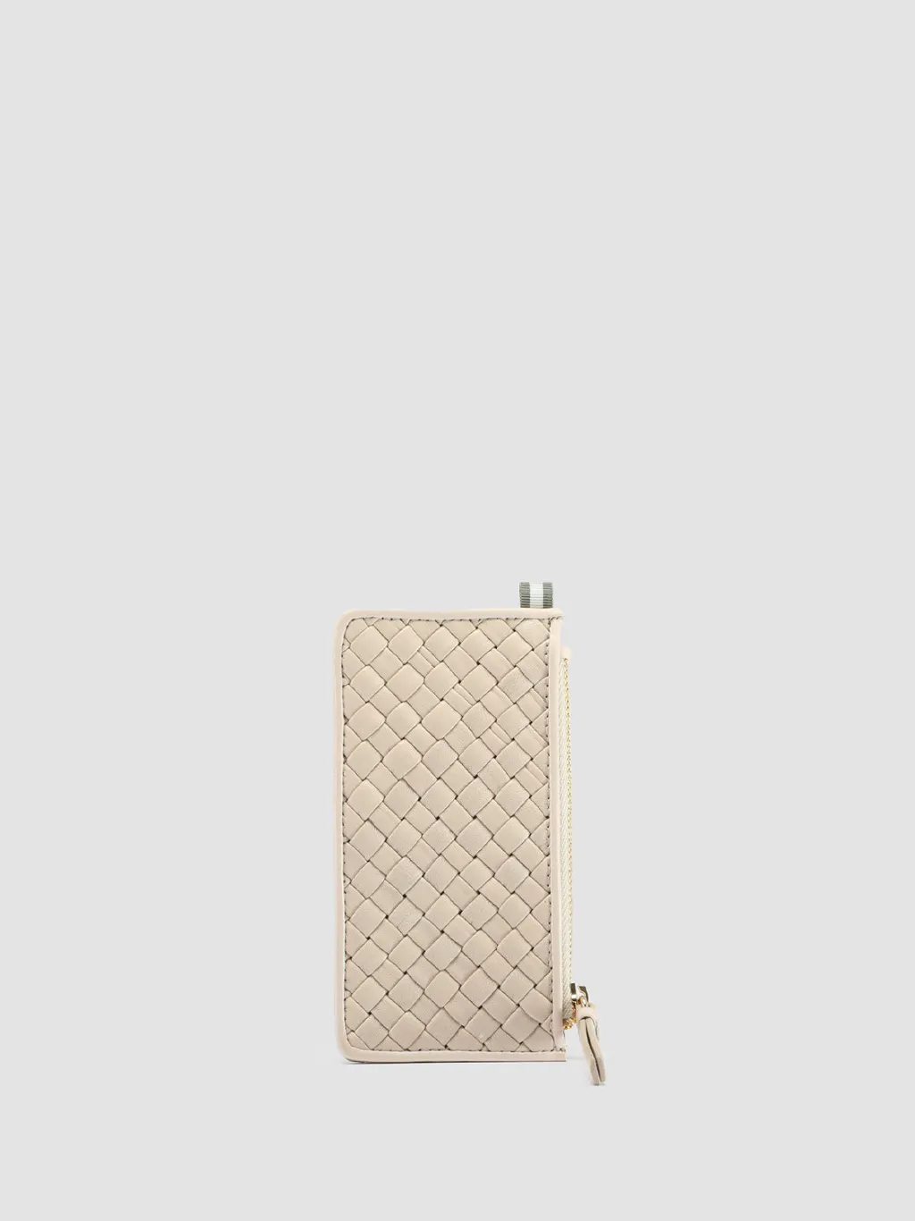 Women Officine Creative JULIET 103 - White Woven Leather Card Holder
